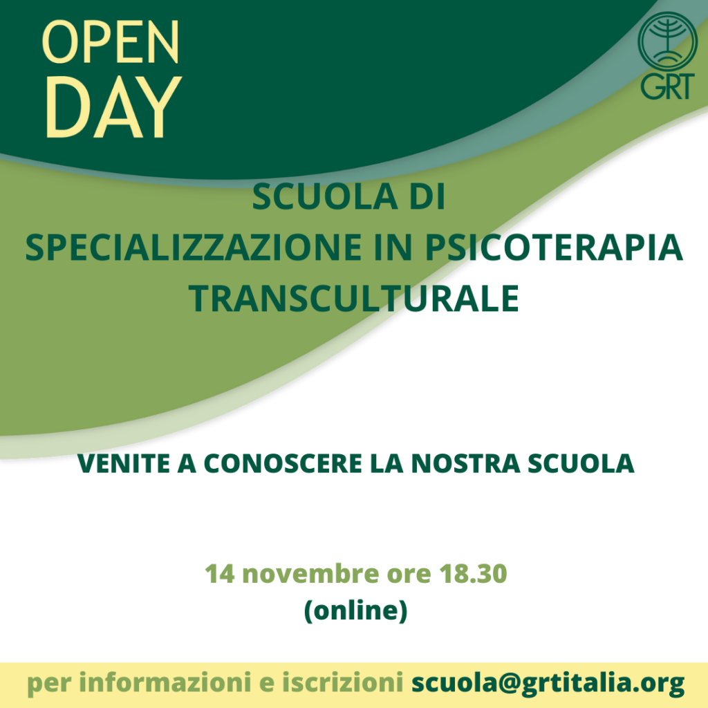 SCUOLA DI SPECIALIZZAZIONE IN PSICOTERAPIA TRANSCULTURALE