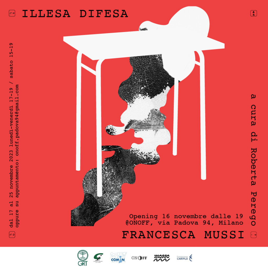 Giovedì 16 novembre si è tenuto l'Opening Illesa difesa di Francesca Mussi presso ONOFF!
Francesca Mussi è un’artista visiva specializzata in diverse tecniche di incisione, tradizionali e sperimentali.