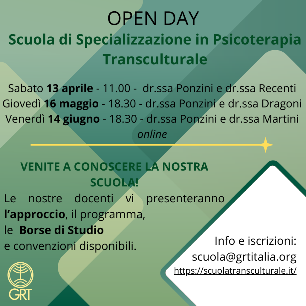 OPEN DAY SCUOLA DI SPECIALIZZAZIONE